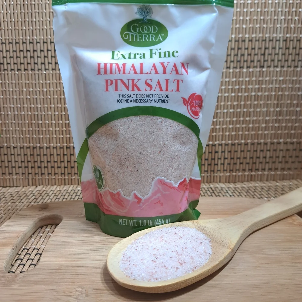 Good Tierra Himalaya Pink Salt Extra Fine 100% Natural‎ 84 Minerals Lot/3 Bags
